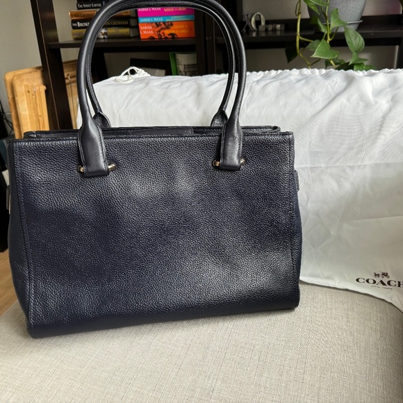 COACH Swagger Carryall Tote - Navy - Picture 2 of 10